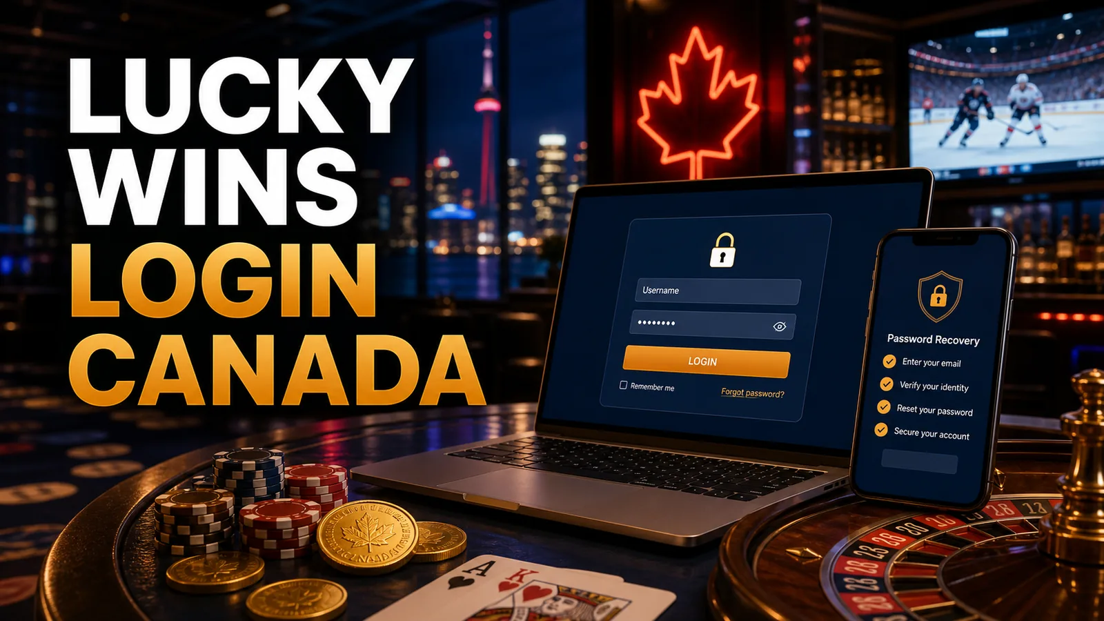 Lucky Wins Casino Login Canada content banner for Canadian players